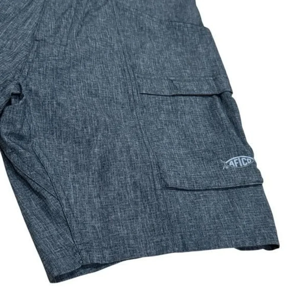 NEW Aftco Utility Outdoor Hiking Fishing Shorts in Color‎ Diffuse Navy 9/28